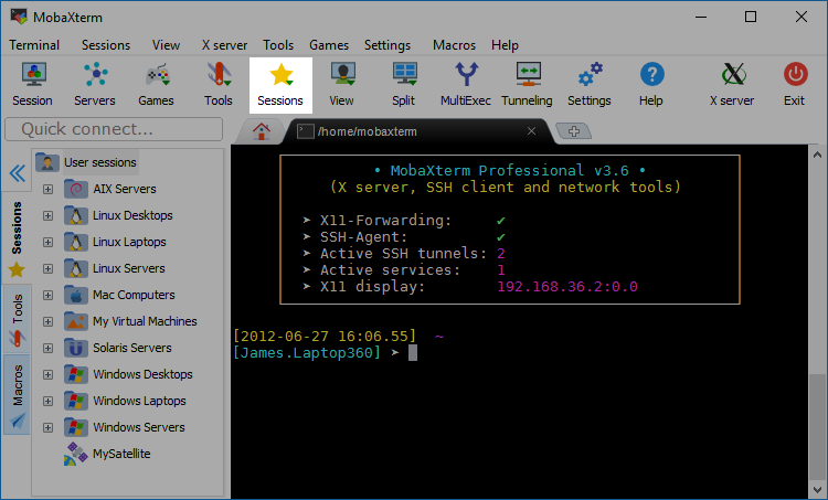 mobaxterm sftp