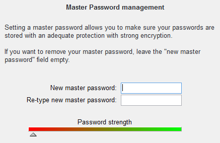 Passwords management