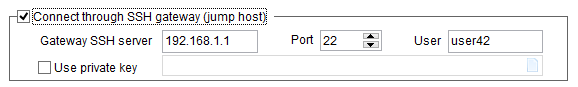 SSH gateway